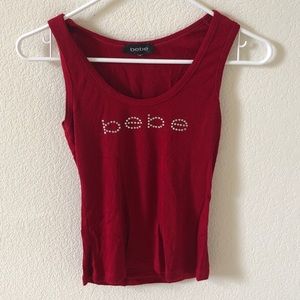 Bebe jewel tank top S